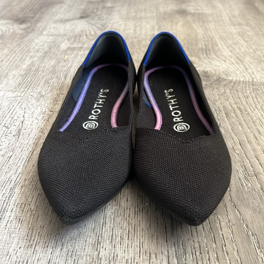Rothy’s Pointed Toe Black Flats. - image 4